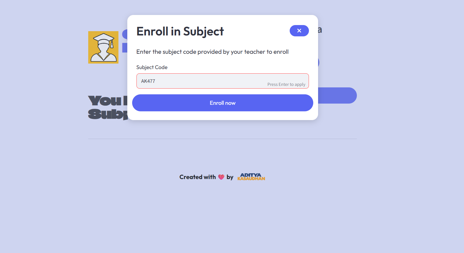 student enrollment flow